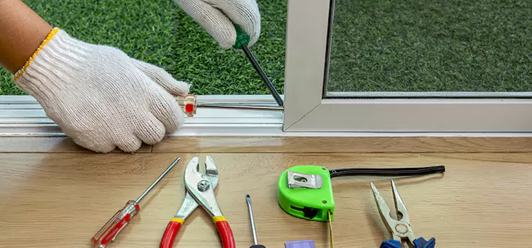 Sliding Door Track Replacement in Strathmore, AB